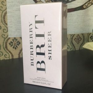 Brand New 3.3oz Burberry Brit Sheer